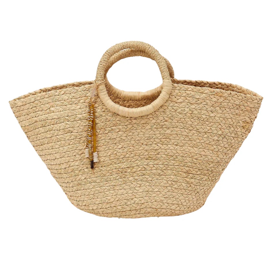 A straw bag