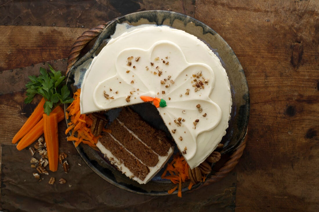 A carrot cake