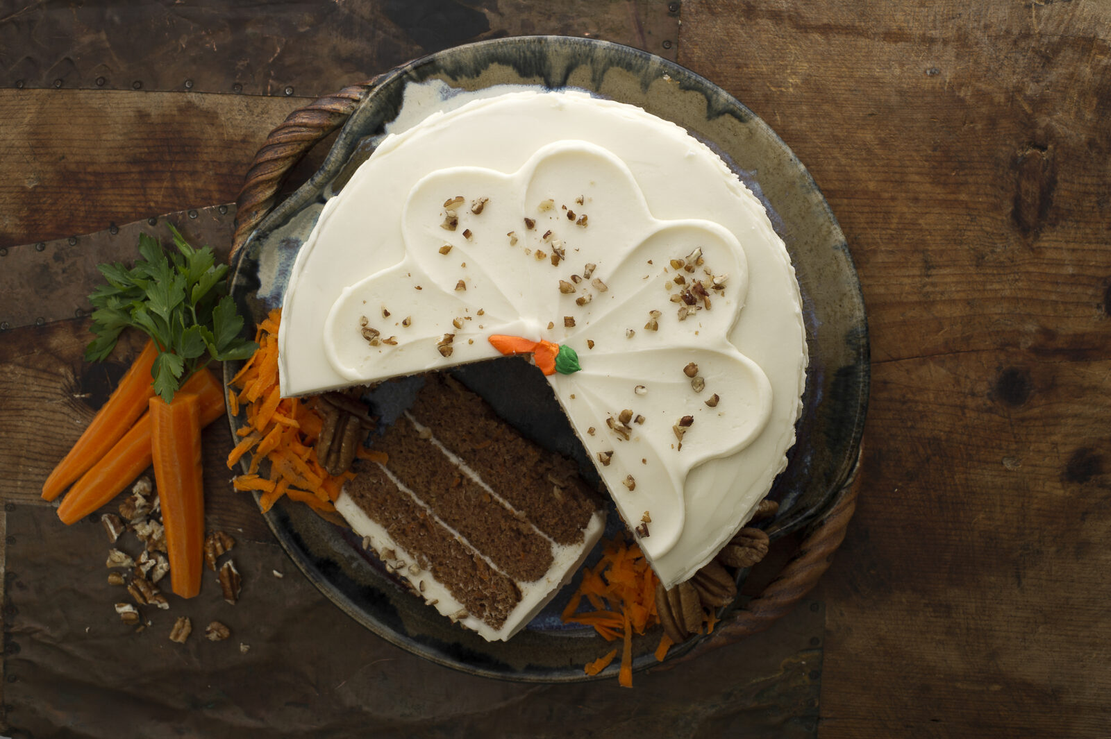 A carrot cake