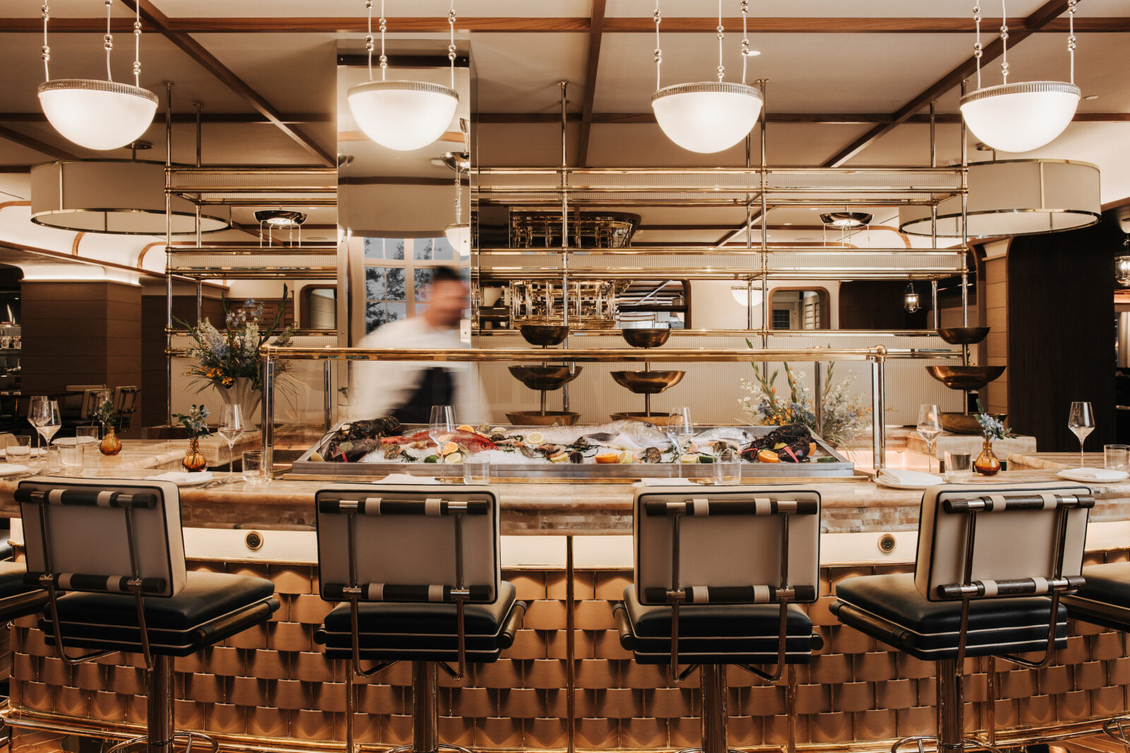 inside a restaurant with polished details