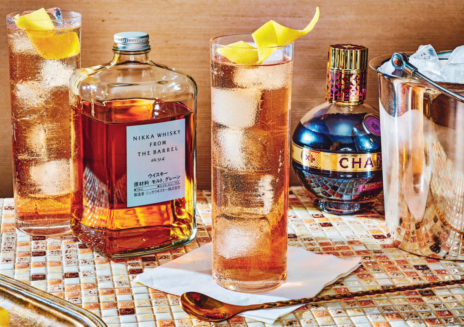 A whiskey highball