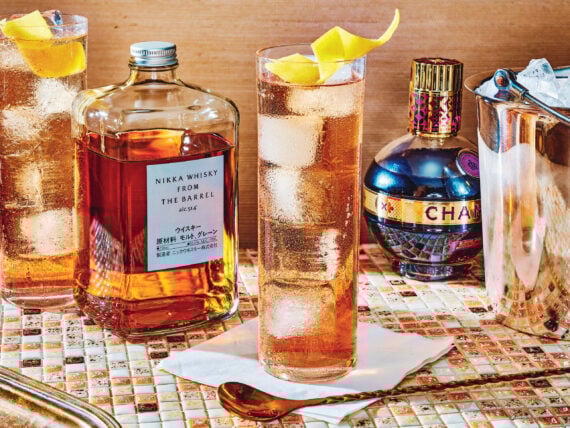 A whiskey highball