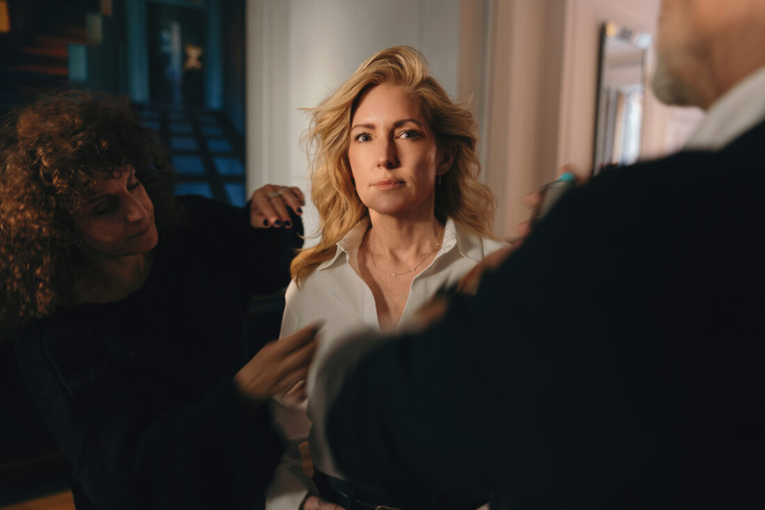 A portrait of a woman