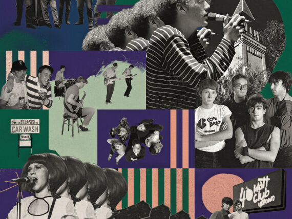 a collage of Athens bands