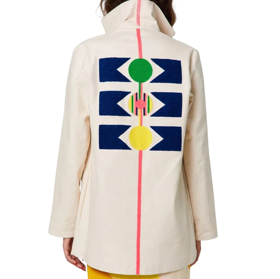 An embroidered jacket