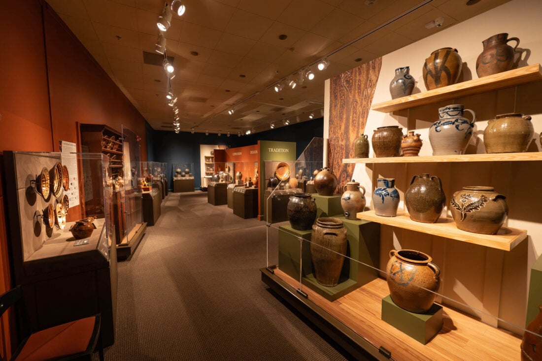 A ceramic art room in a museum