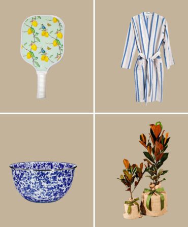 A collage of mothers day gifts