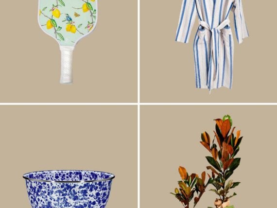 A collage of mothers day gifts