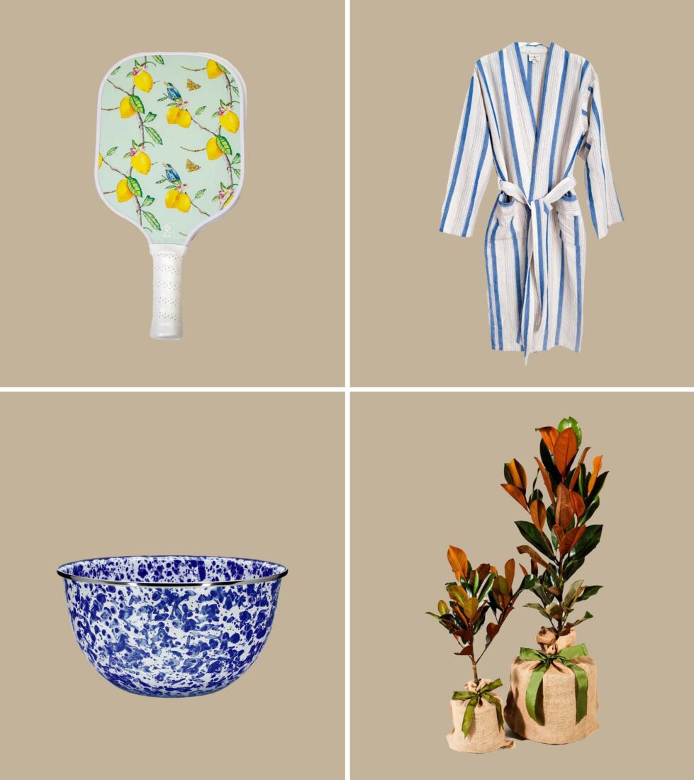 A collage of mothers day gifts