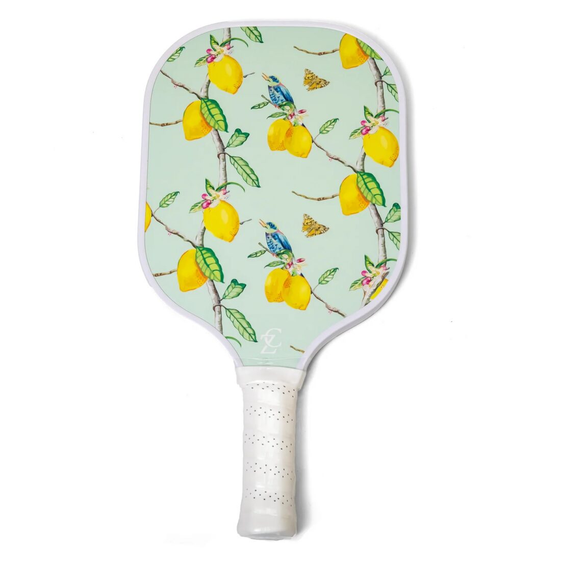 A pickleball paddle