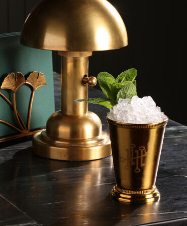 A julep on a table