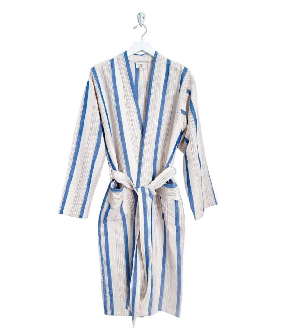 A bathrobe