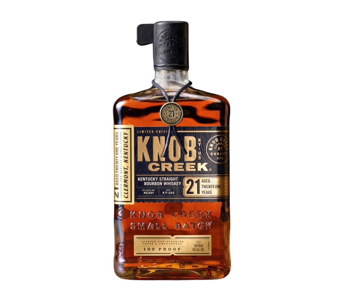 A bottle of bourbon