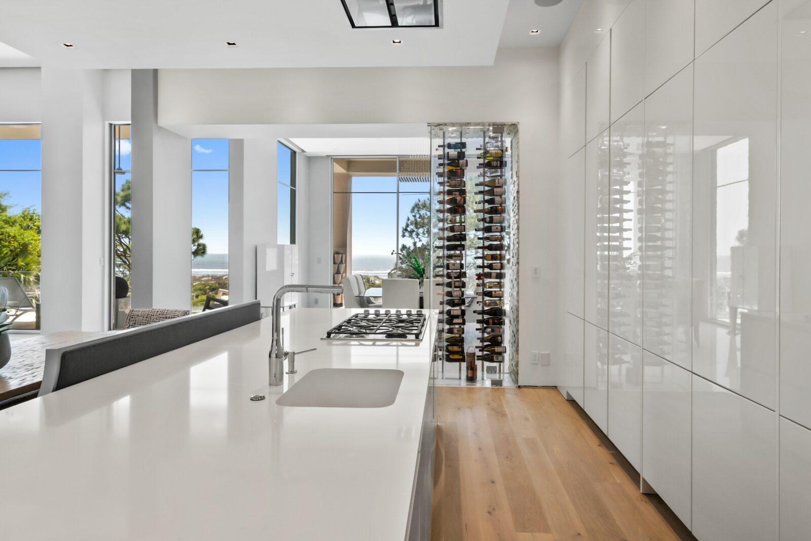 image of the kitchen in the upstairs of the home