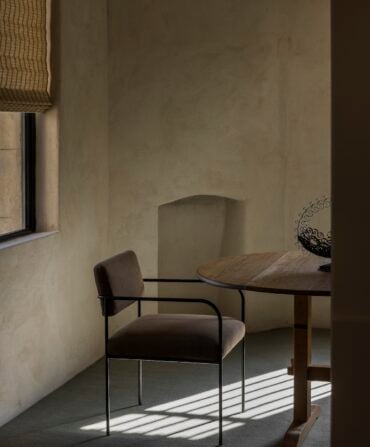 A chair in a meeting room