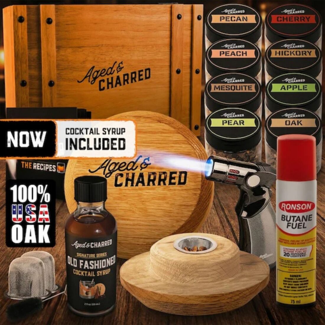 A cocktial smoker kit