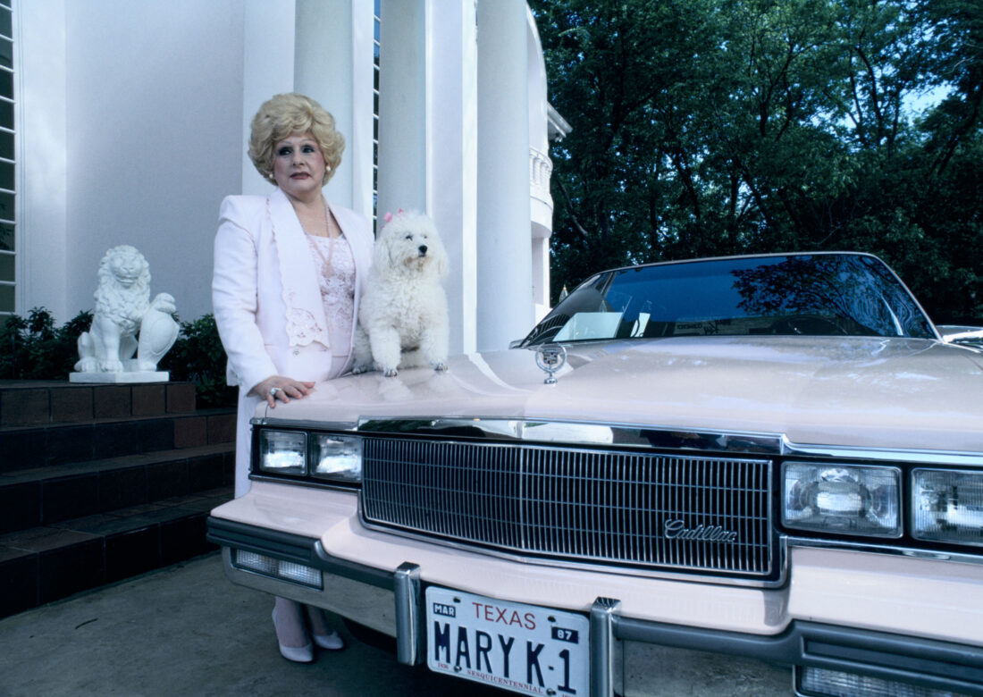 An archival image of Mary Kay Ash at her Dallas home.