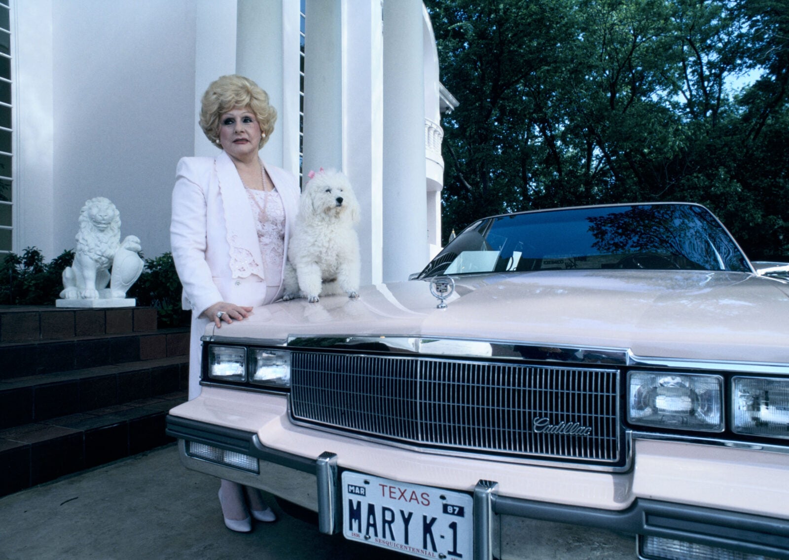 An archival image of Mary Kay Ash at her Dallas home.