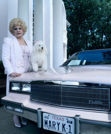 An archival image of Mary Kay Ash at her Dallas home.