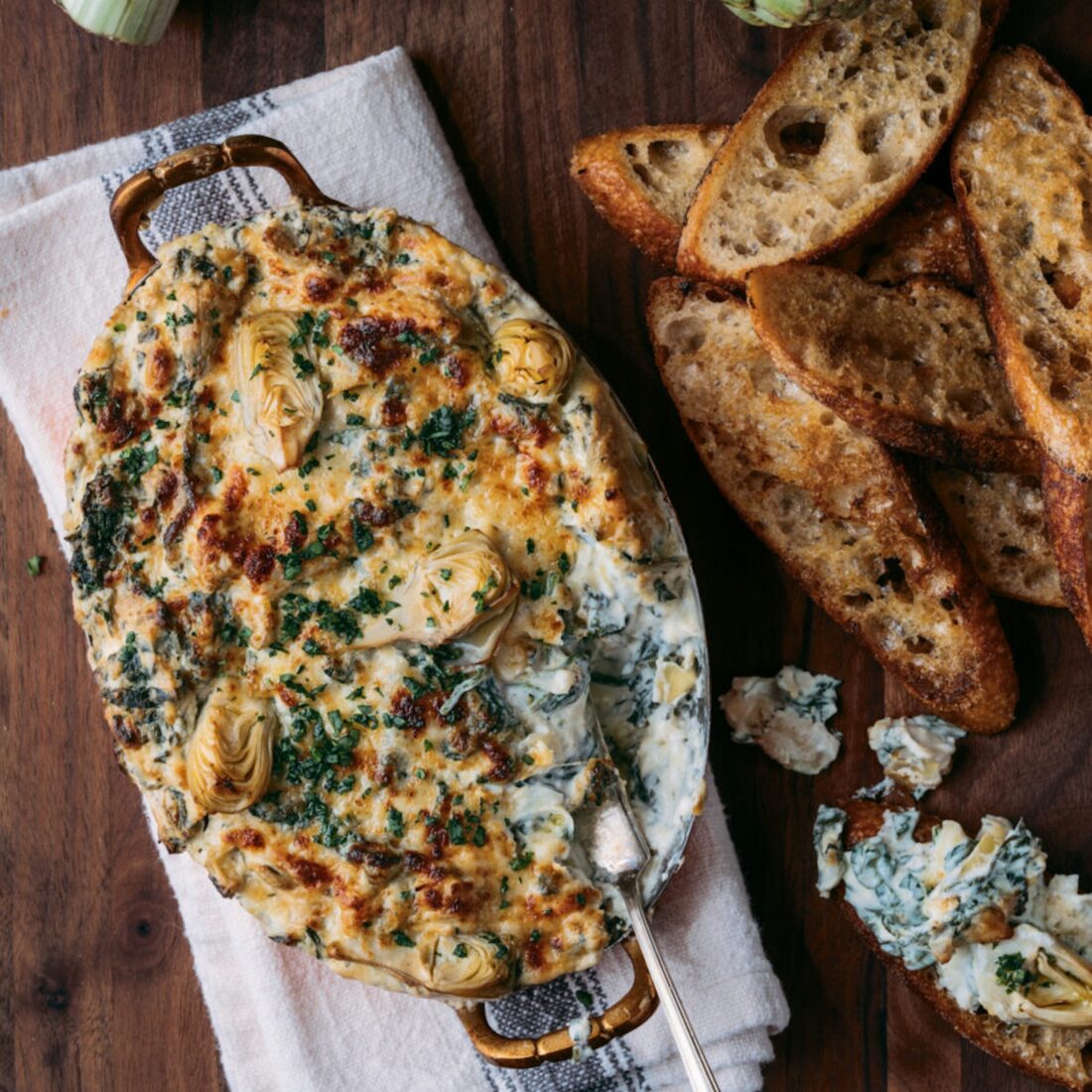 baked spinach artichoke dip