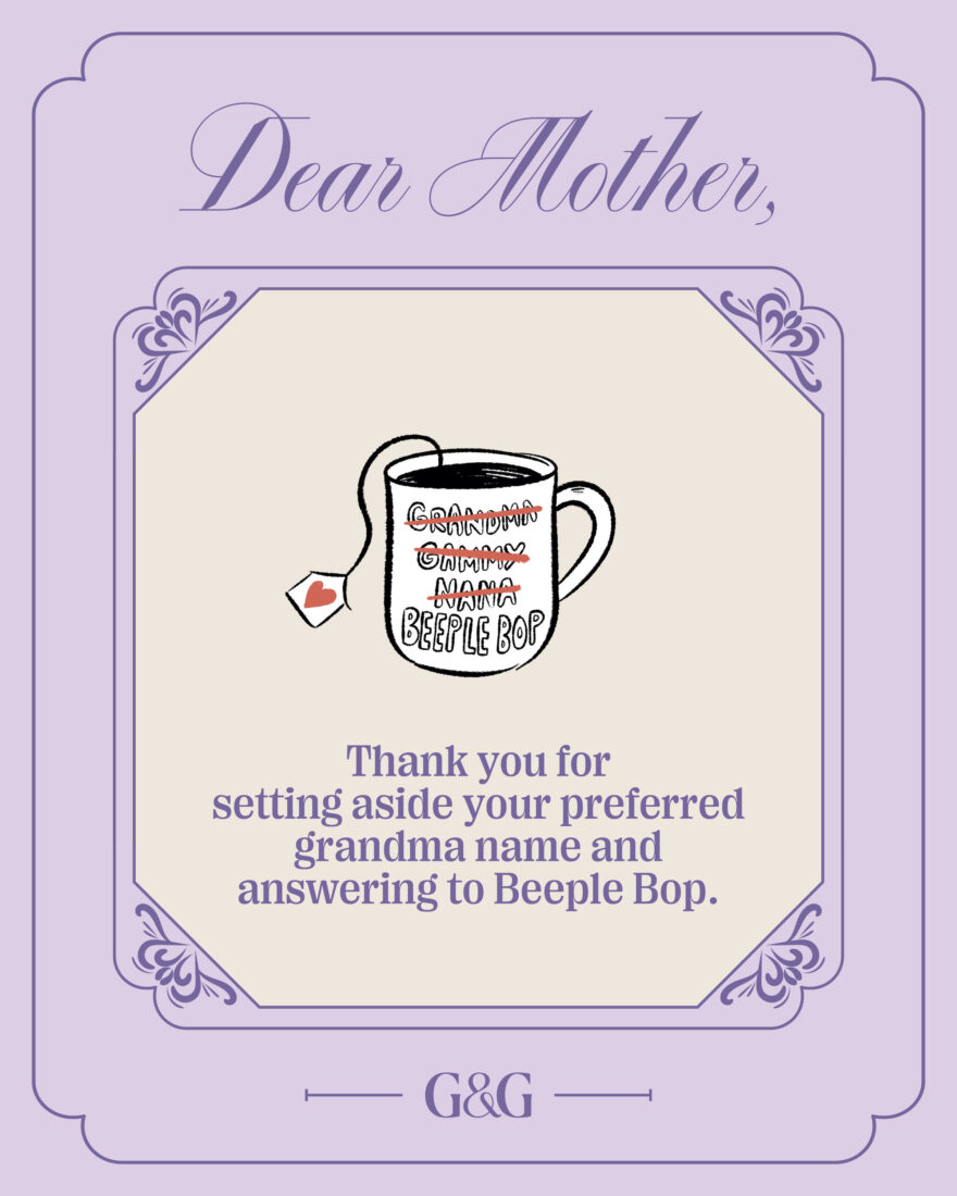 A Mother’s Day card