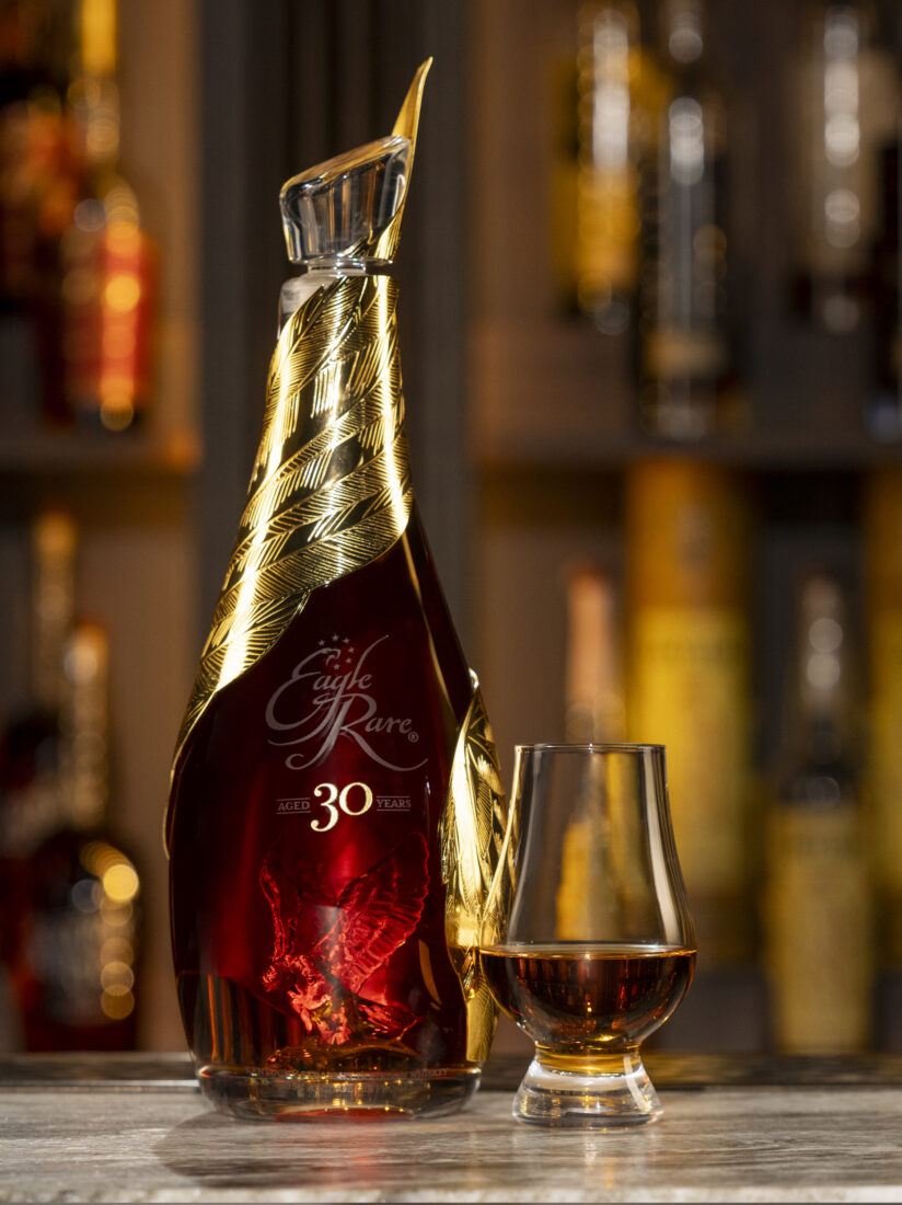 A bottle of bourbon