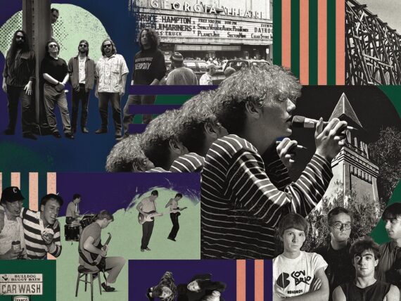 A collage of musicians