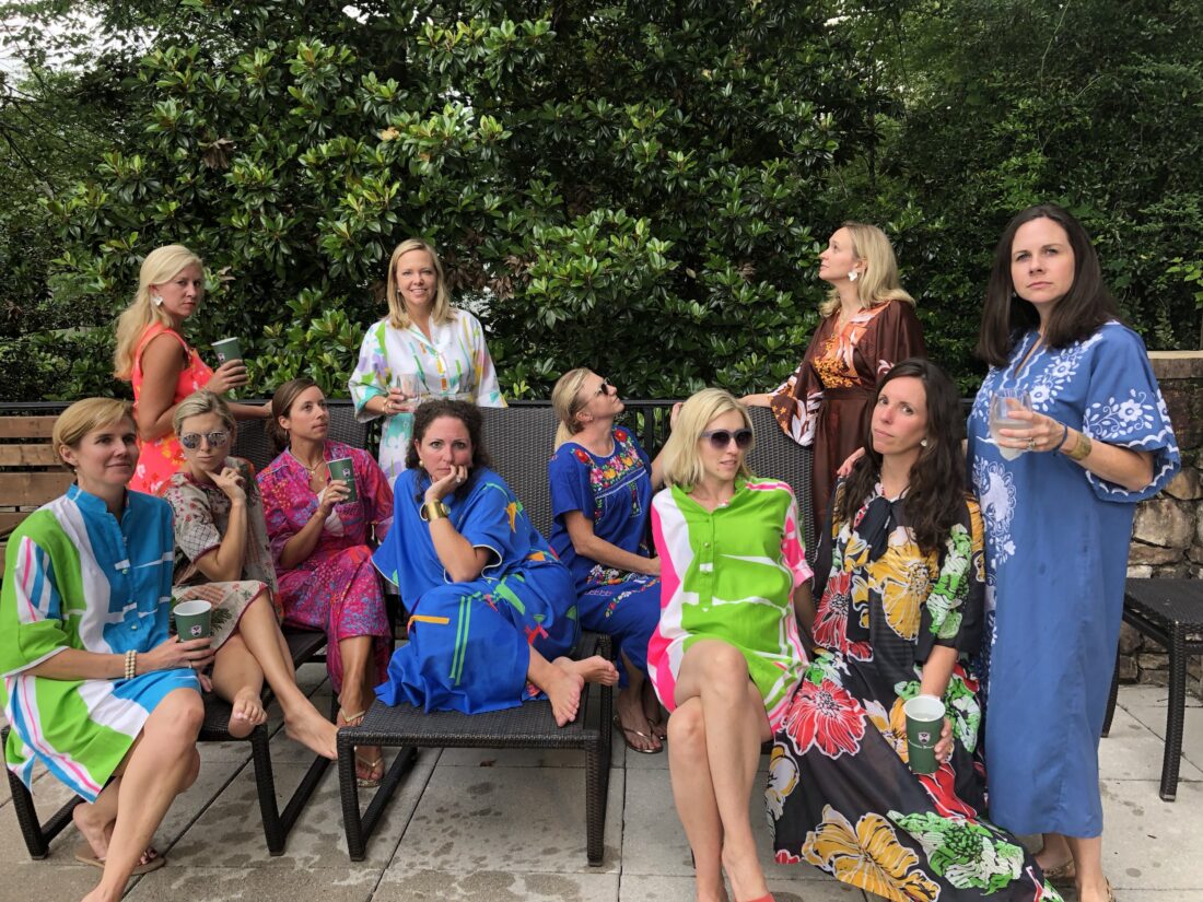 Women in caftans