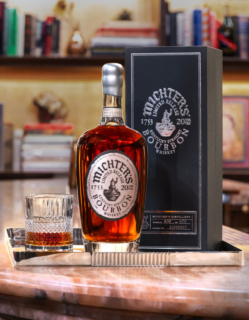 A bottle of bourbon