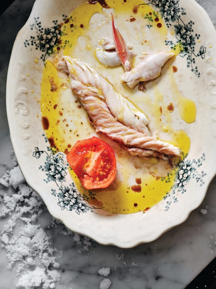 Fish on a plate