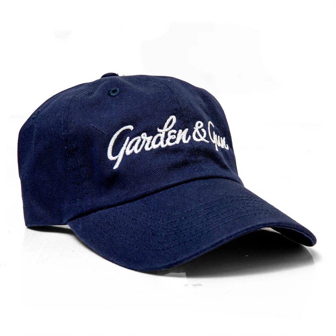 image of navy blue script G&G hat