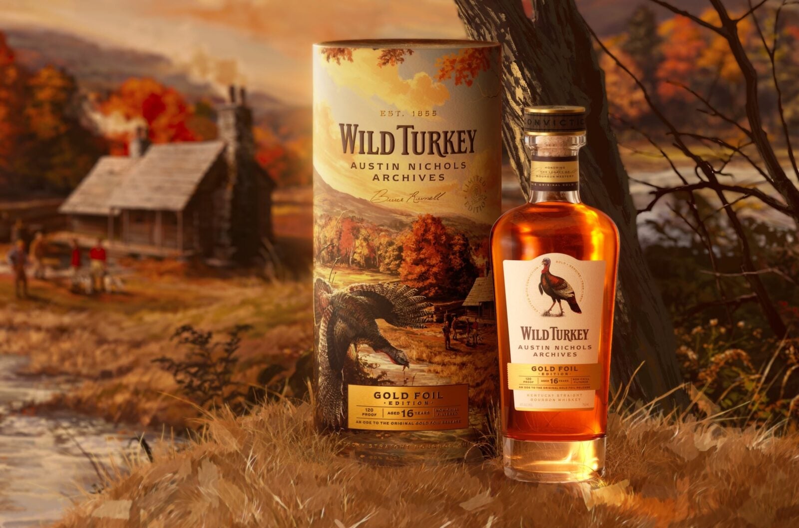 A bottle of bourbon