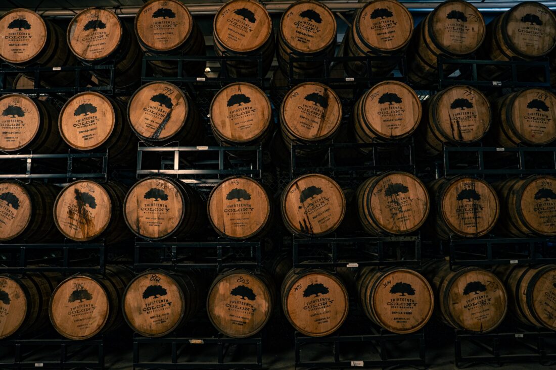 Bourbon barrels