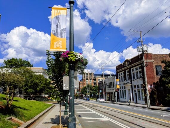 A historic street in Atlanta