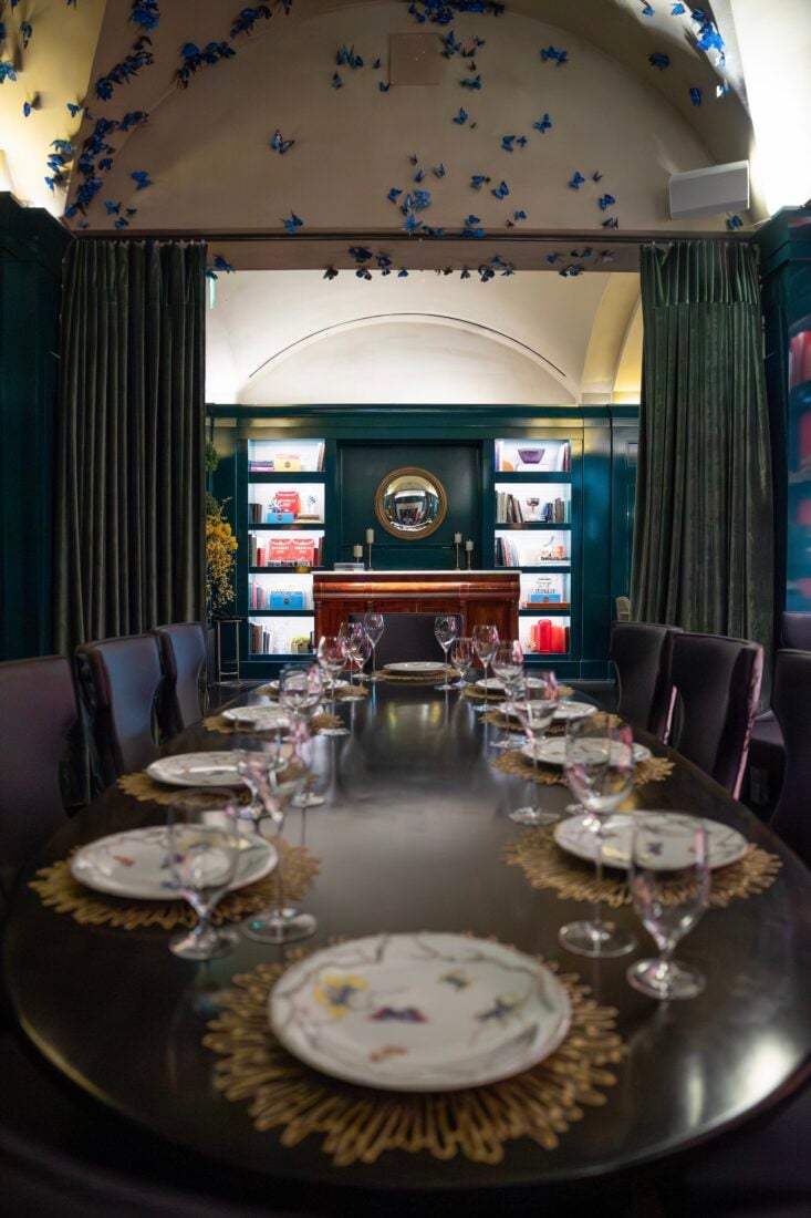 a dining room