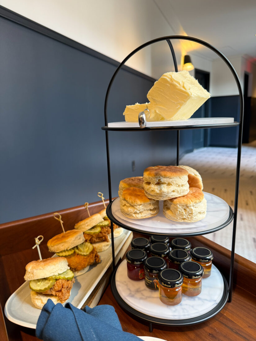 A biscuit tower