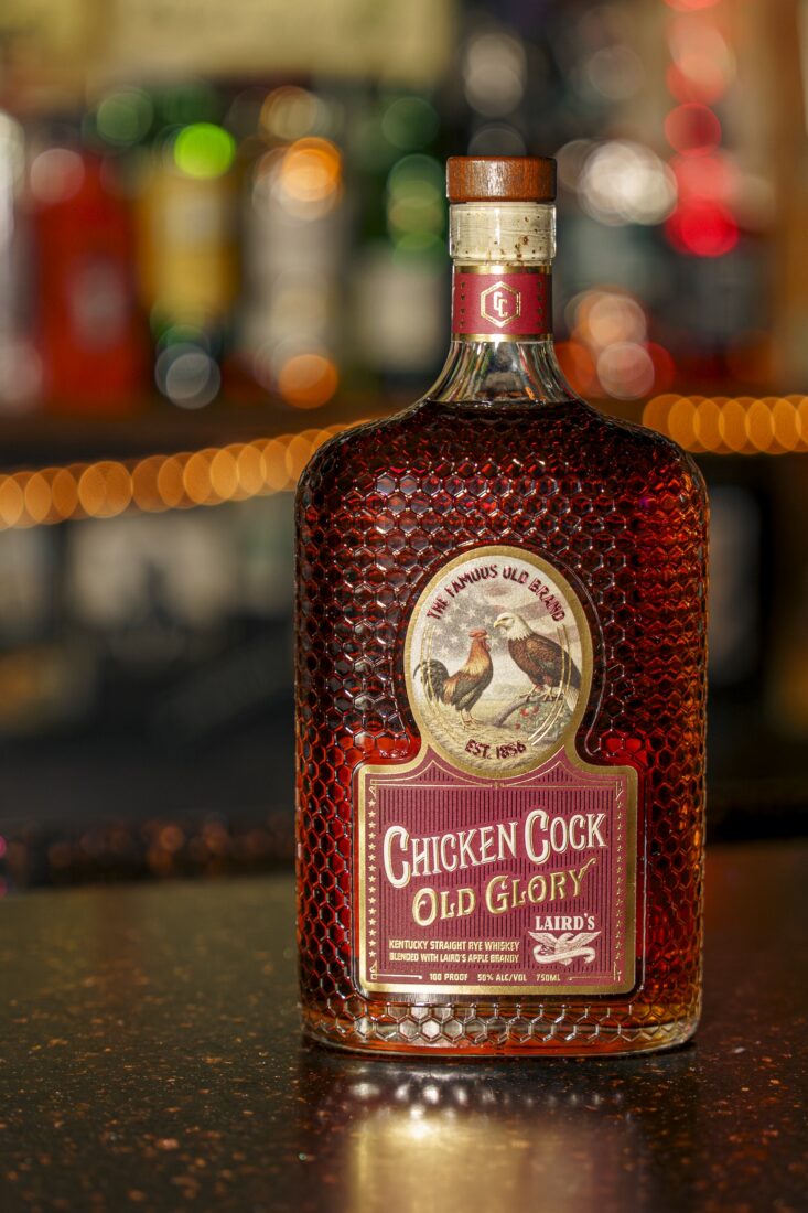 A bottle of bourbon