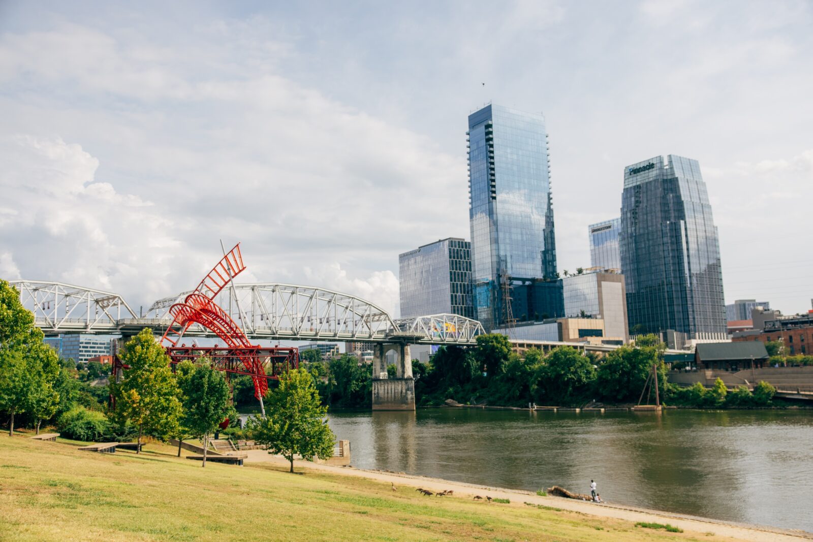A river park in Nashville