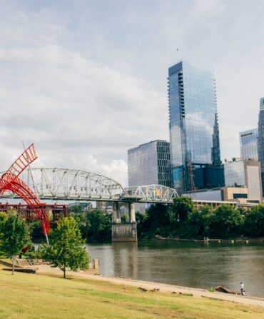 A river park in Nashville