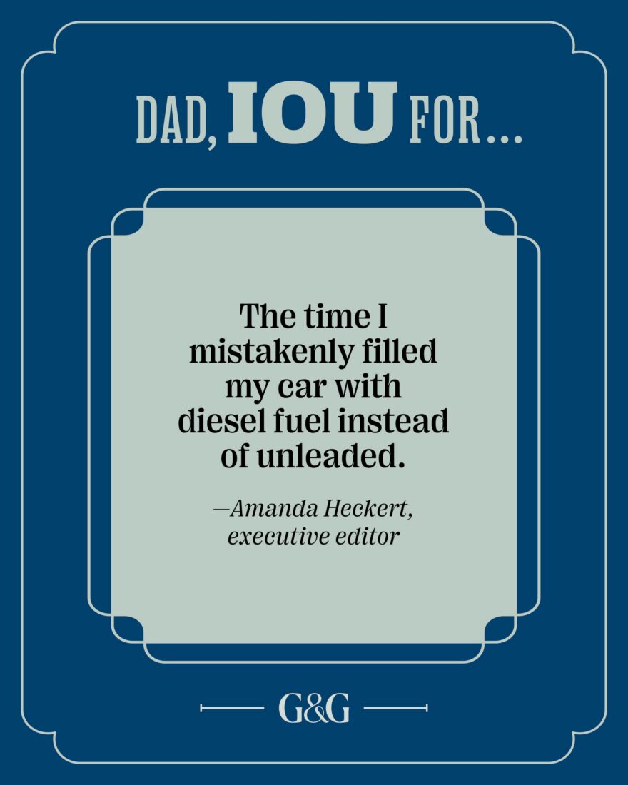 illustration of a blue thank you card with text