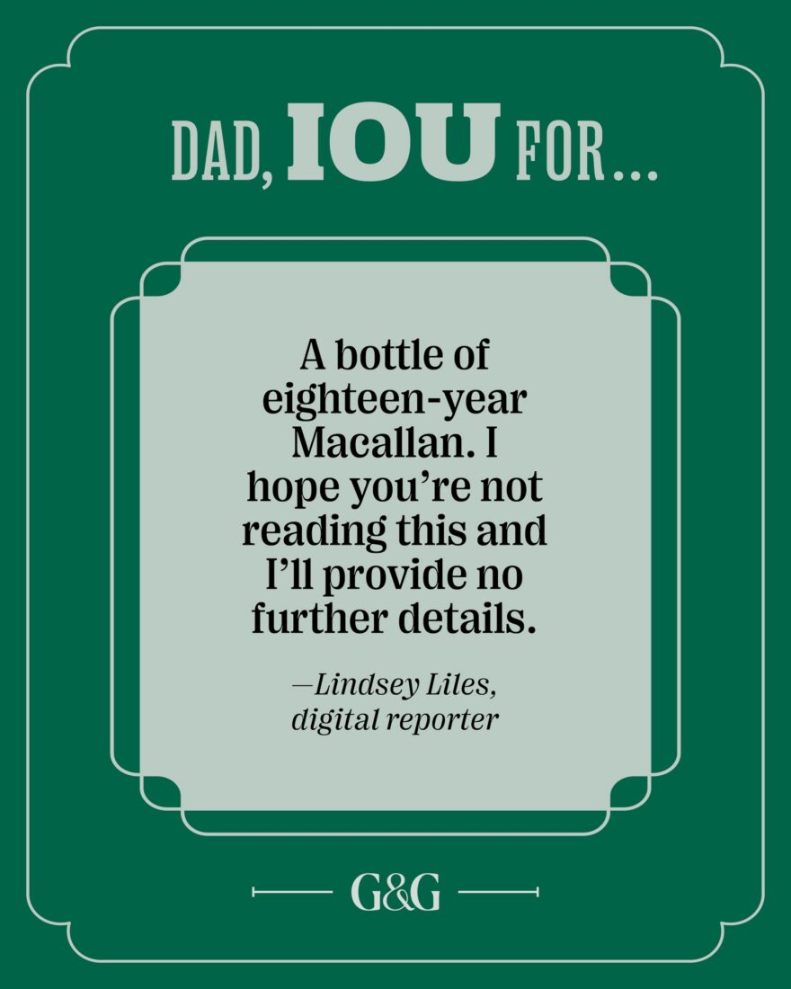 image of a green thank you card with text