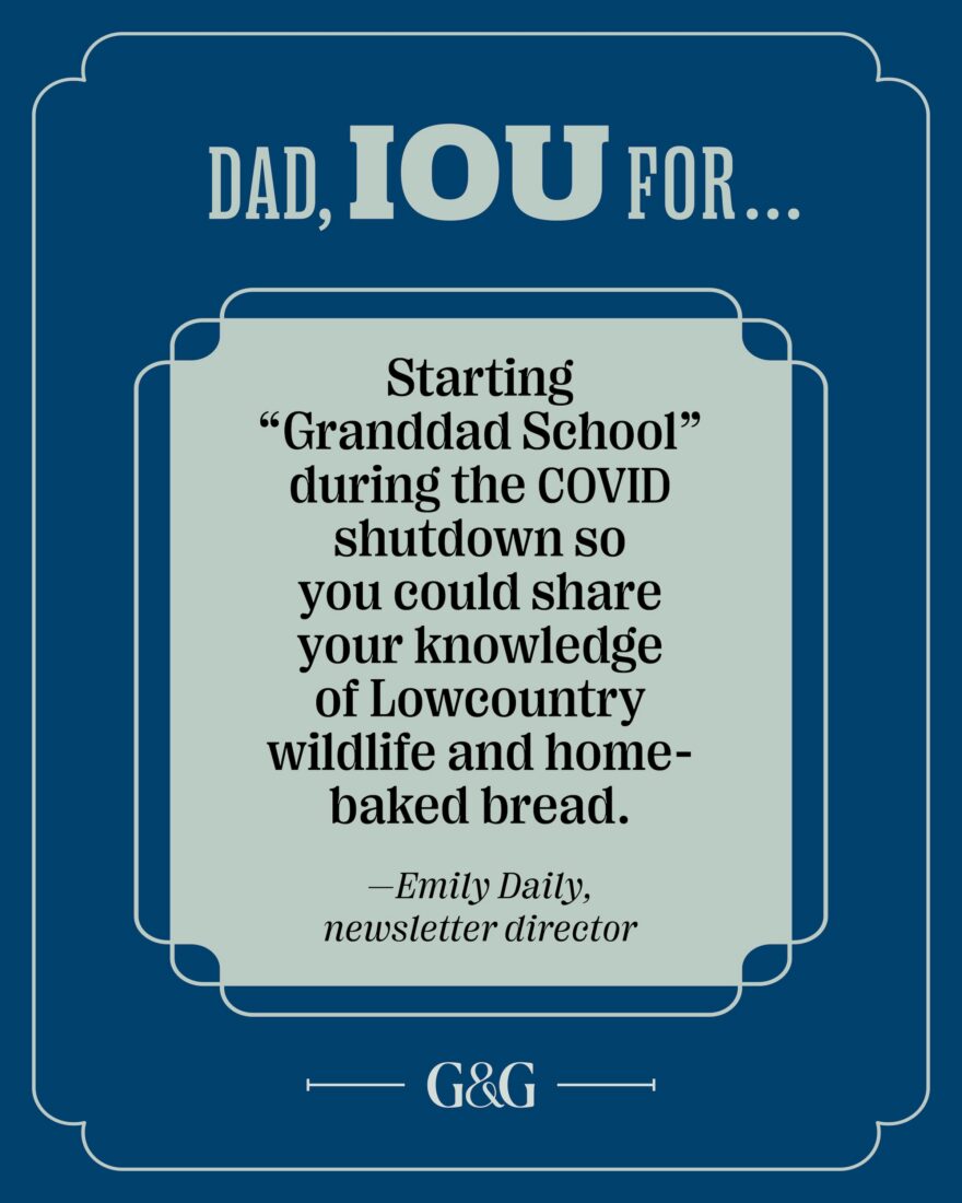 illustration of a blue thank you card with text