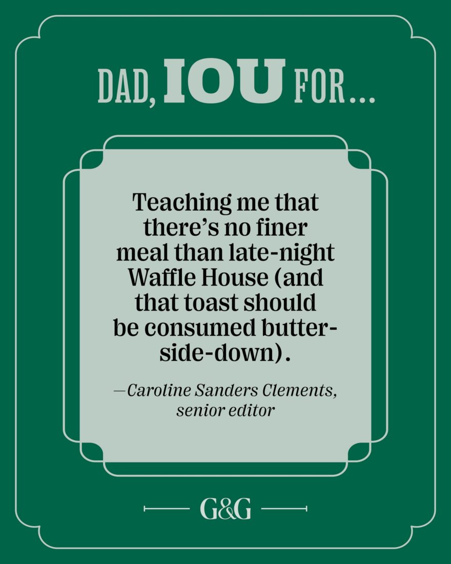 illustration of a green thank you card with text