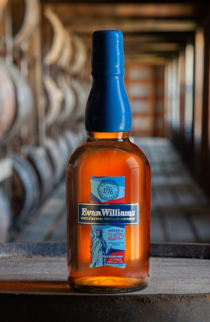 A bottle of bourbon