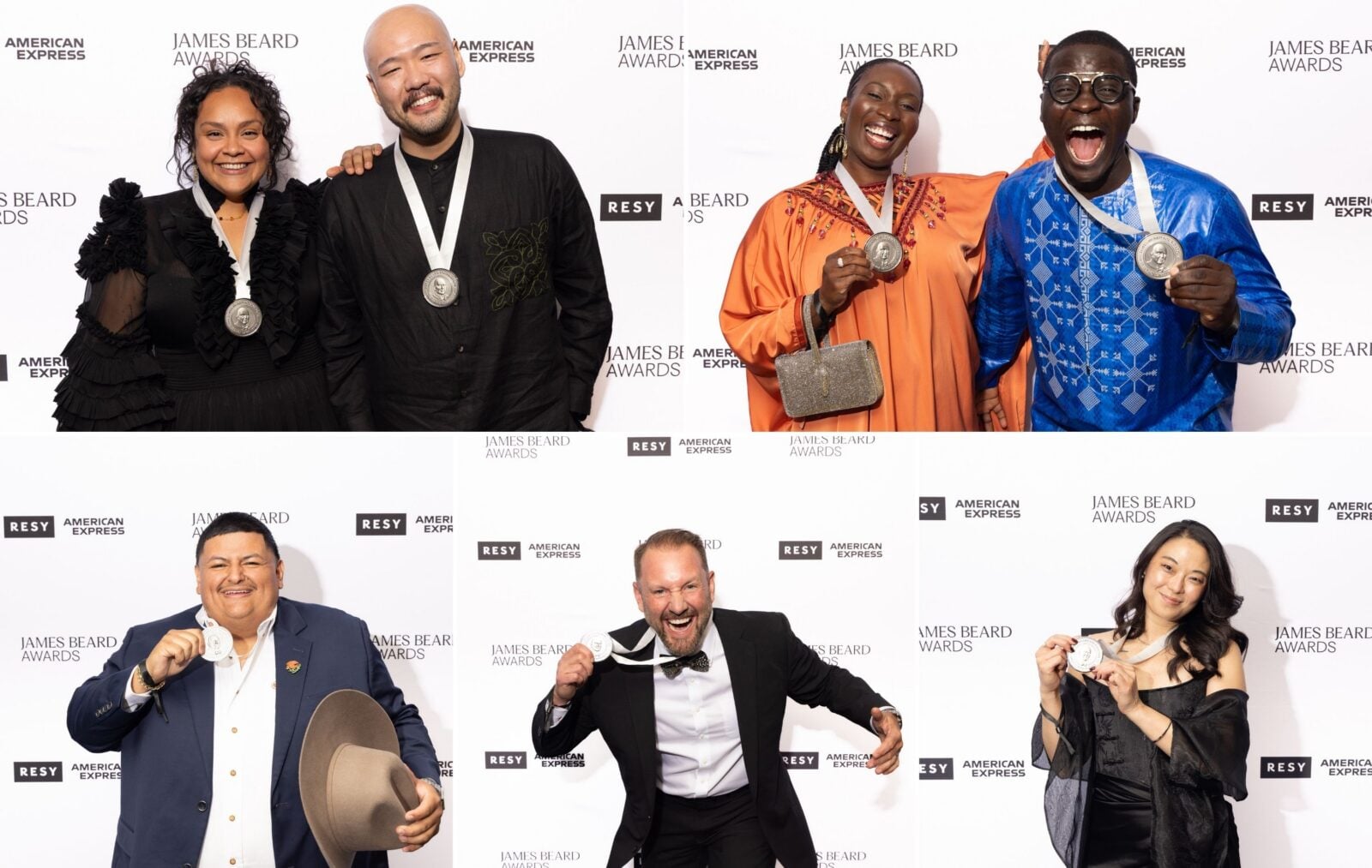 Evelyn Garcia and Henry Lu.; Serigne Mbaye; Susan Bae; Taylor Montgomery; Adrian Torres.