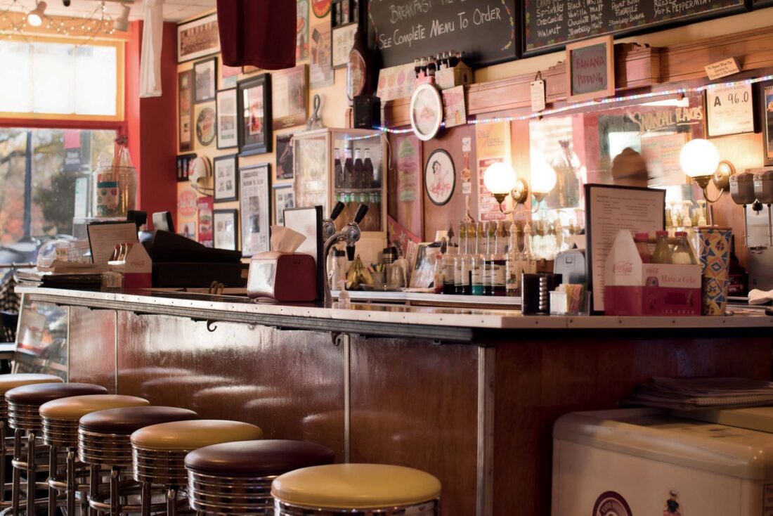 A soda shop