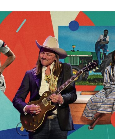 A collage of Southern culture icons