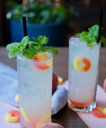 image of the peach ring mojito
