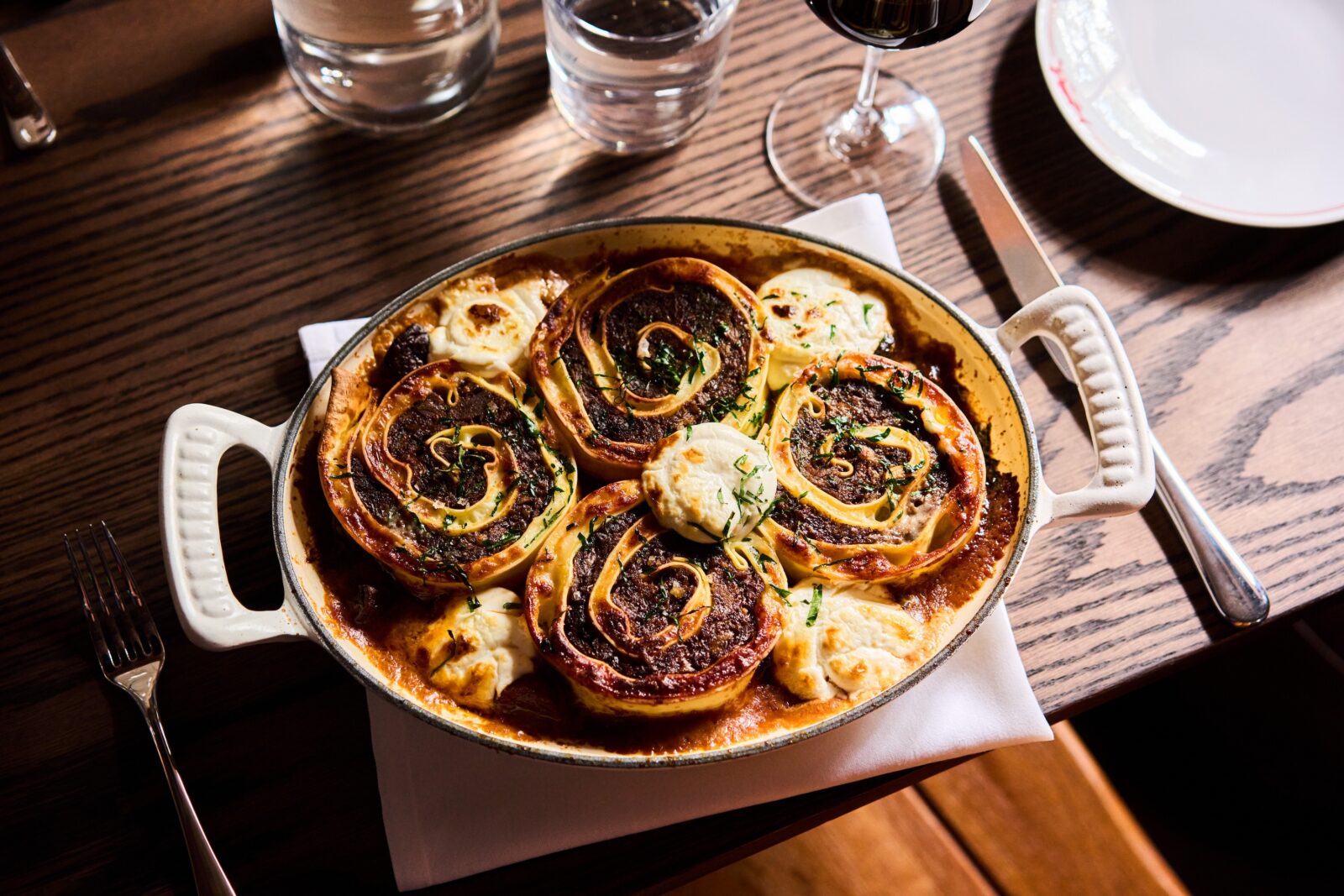 image of a casserole dish with lasagna