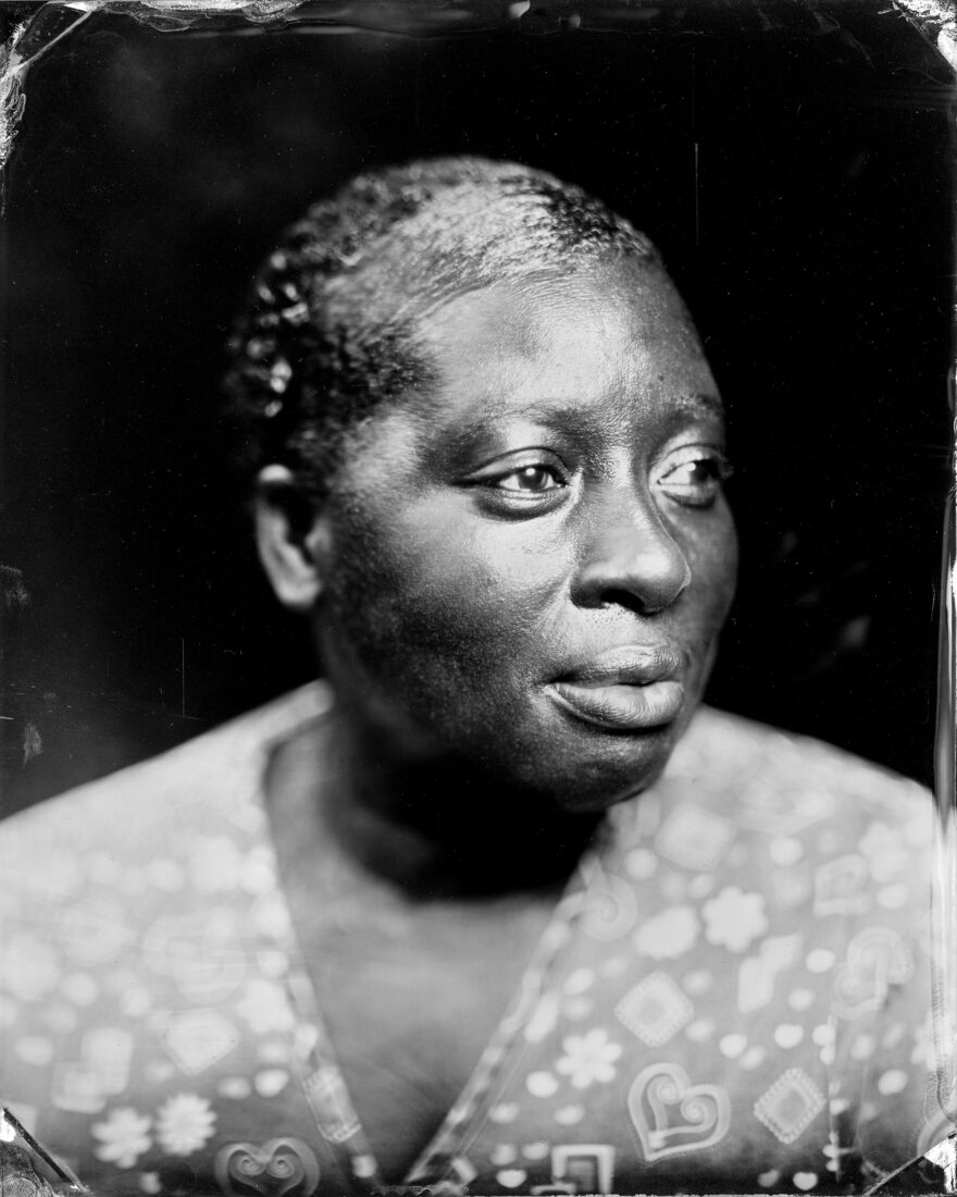 A portrait of a woman